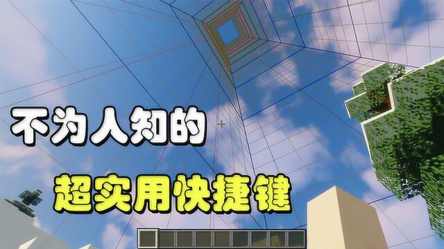 我的世界:你真的会使用快捷键吗?盘点我的世界中那些超有用的快捷键!