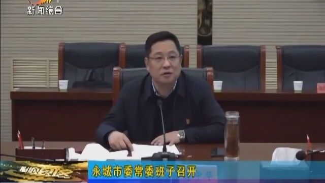 永城市委常委班子召开“不忘初心 牢记使命”专题民主生活会