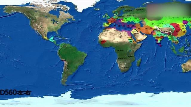 世界地图历史演变过程,真是一个奇迹