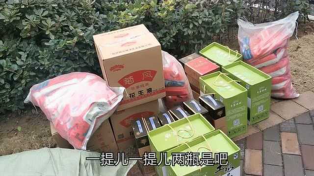 郑州各村年货大比拼,看看王砦村年货发嘞啥,这才叫别人家年货