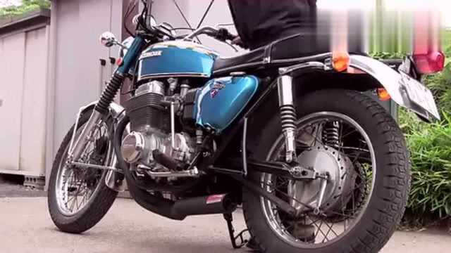 本田1975年生产的cb750摩托车,如今声浪和质感还是一流