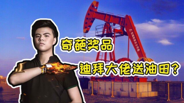 那些年游戏比赛中的奇葩奖品,迪拜大佬送油田你要不要?