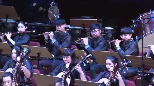 百人乐团演奏中国民乐，16分钟如同走进人间桃花源！仙乐飘飘！