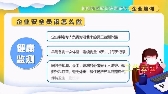 企业培训防控新型冠状病毒感染讲座