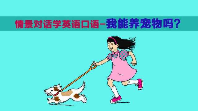 在情景对话中轻松学英语我能养宠物吗?日常实用,值得收藏!