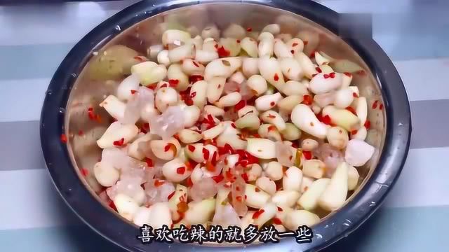 茭头怎样腌制?教你自己在家腌茭头,方法配料都告诉你