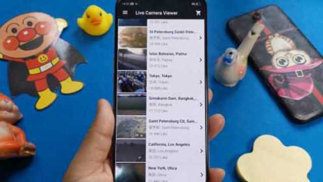 想不想看外国实时网络摄像头?教你手机一键连接,观看24小时监控