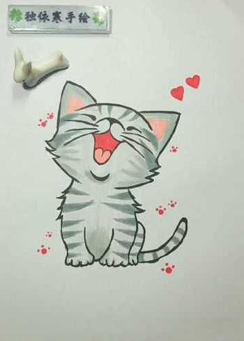 一笔一画教你画小猫咪！！！