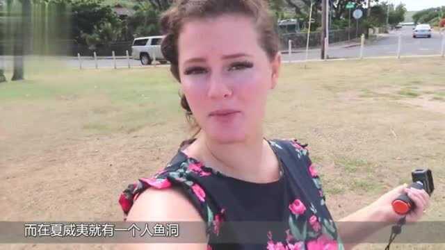 夏威夷人鱼洞真的有美人鱼吗?男子跳进去后,眼前一幕太惊艳