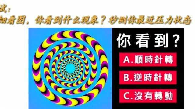 压力测试,仔细看图,你看到什么现象,秒测出来你最近压力状态?