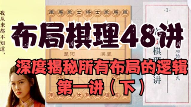 02布局棋理48讲学习布局的最佳方式象棋特级大师赵鑫鑫