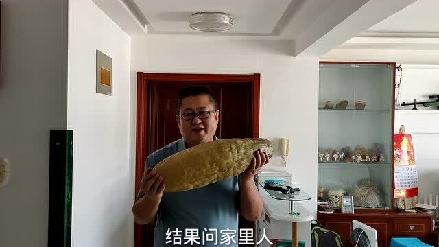 这么老的牛腿瓜还能吃吗?余月拿回家,这样处理,照样做美食