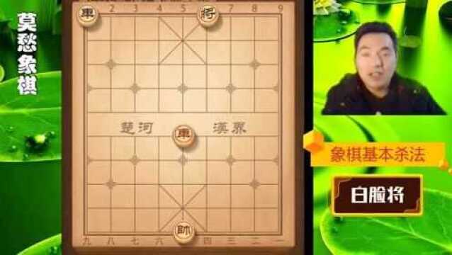 象棋基本杀法教学之白脸将,你知道为何叫对面笑吗?