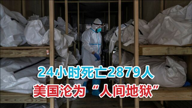 24小时死亡2879人,火葬场“尸满为患”,美国沦为“人间地狱”