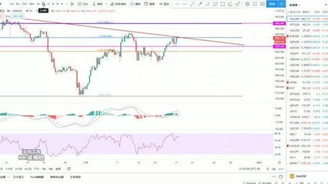 张志:12.17 黄金原油早盘视频解析