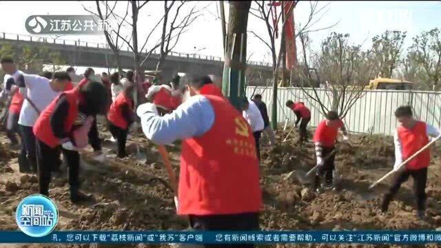 植树正当时!江苏各地干群积极为城乡造林添绿 全民动手生机勃勃