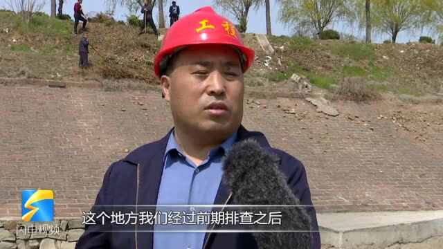 问政追踪|河堤护坡遭水毁 莒县:重新设计堤坝,争取4月底前完工