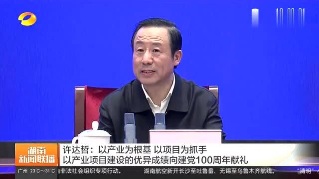 省委书记省长率队来株观摩＂三高四新＂战略产业项目建设