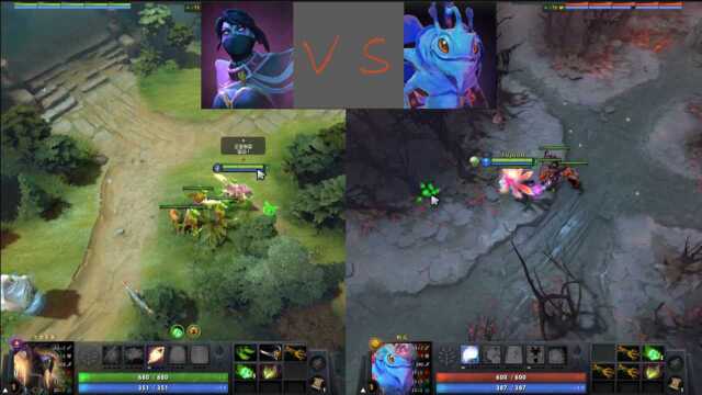 「DOTA2」圣堂刺客 vs 帕克 第一视角