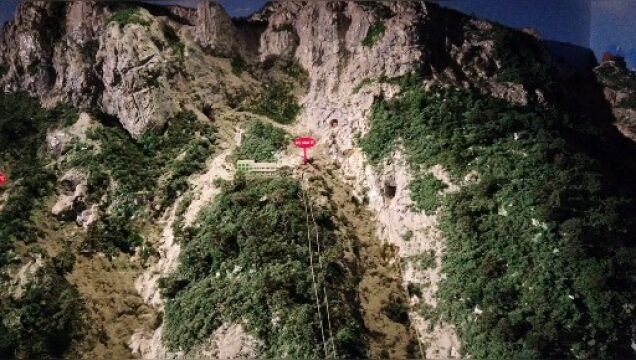 青田石矿山模型,矿区分布图,直观了解青田石雕原石料的产地分布