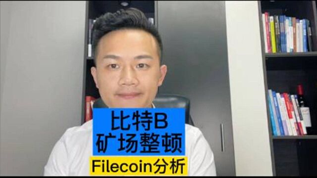 比特币矿场整顿与Filecoin等分析