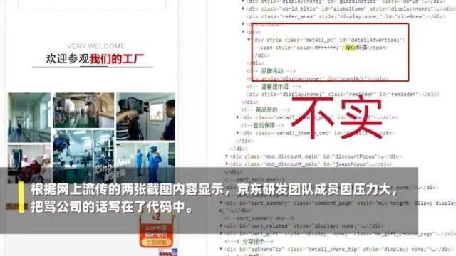 有点冤!京东辟谣程序员骂人代码:虚假消息