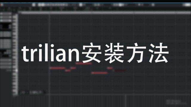 trilian安装方法2.0