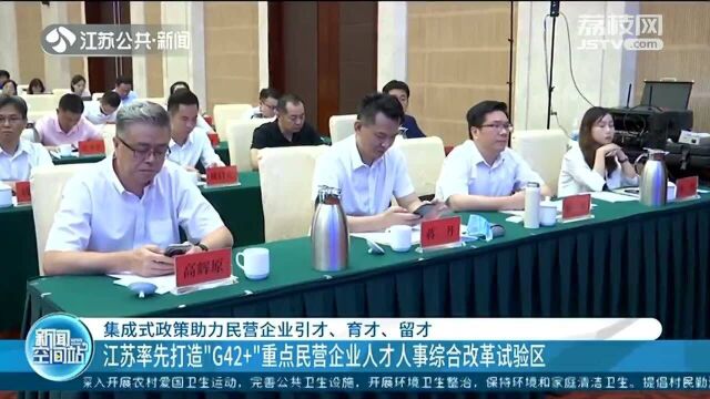 江苏率先打造“G42+” 集成式政策助力民营企业引才、育才、留才