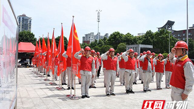 视频|做好电力先行官!国家电网湖南电力东方红共产党员服务队成立