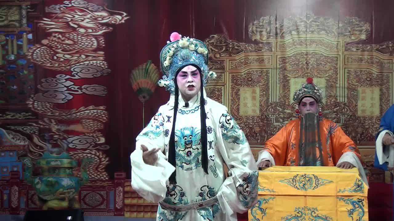 30-3 古装淮剧《牙痕记》选场 金殿认子张金銮施