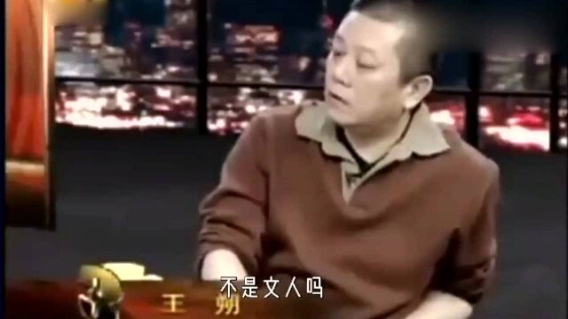 窦文涛:你不是文人吗?王朔:孙子才是文人呢!