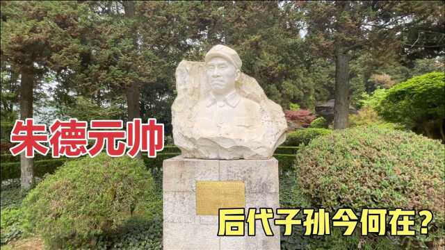 开国元勋朱总司令后代子女都很优秀,将门出英才,儿子是火车司机