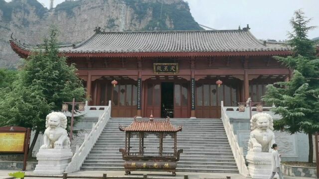 探访石家庄平山红崖谷风景区华严寺