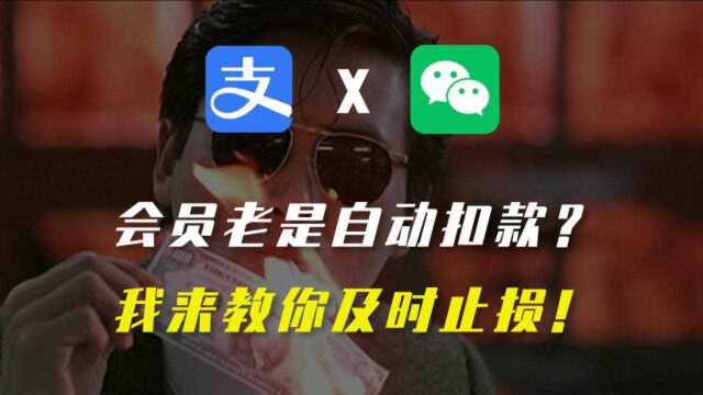 支付宝X微信的自动续费功能,正在悄悄偷走你的钱!