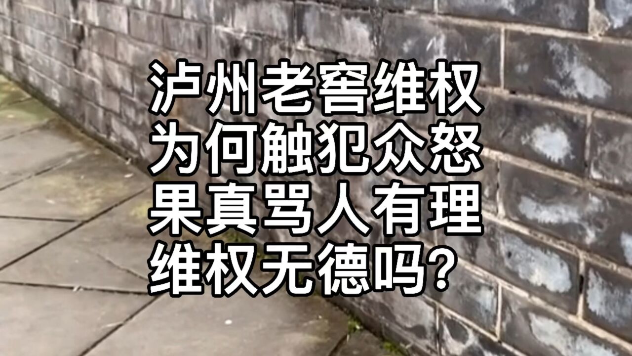 泸州老窖维权犯众怒,到底为什么?