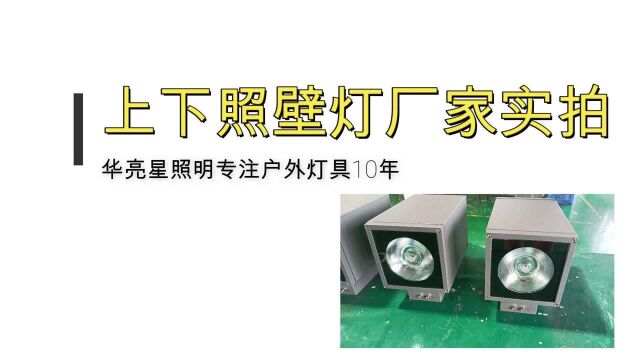 上下照壁灯厂家定制批发双头防水led壁灯别墅外墙照明工程