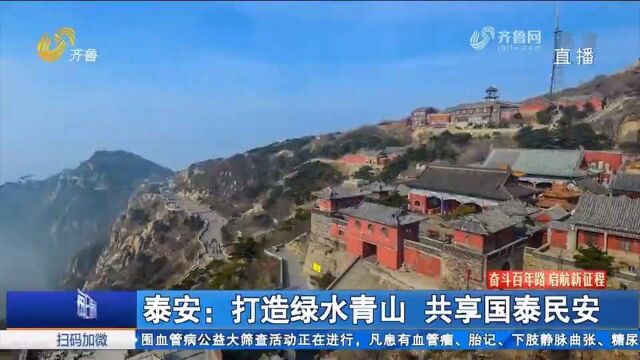 泰安:打造绿水青山,共享国泰民安