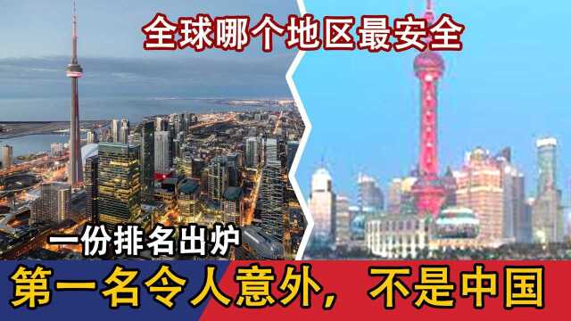 全球哪个地区最安全?一份排名出炉,第一名令人意外,不是中国