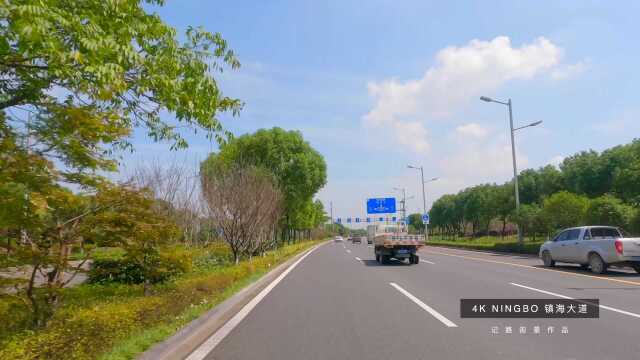 4K宁波街景镇海大道