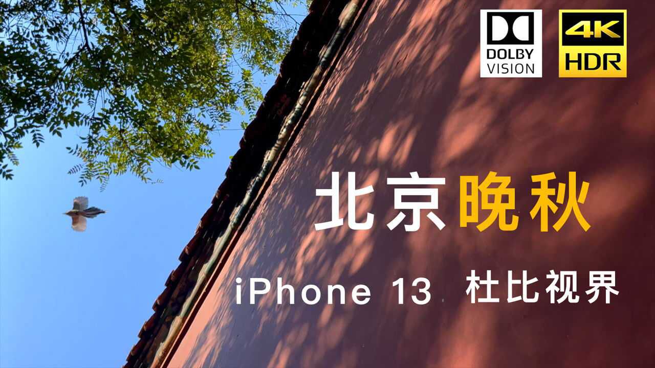 【4K HDR】北京晚秋——iPhone 13 杜比视界拍摄