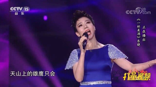 东晓深情演唱《一杯美酒》,歌声独具特色,令人回味