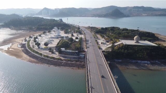 三座跨海大桥相连,广西防城港市,西湾跨海大桥,太壮观了