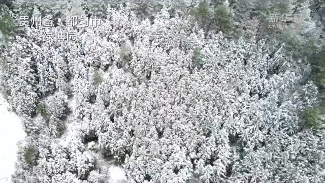 初雪来了!看黔贵大地银装素裹