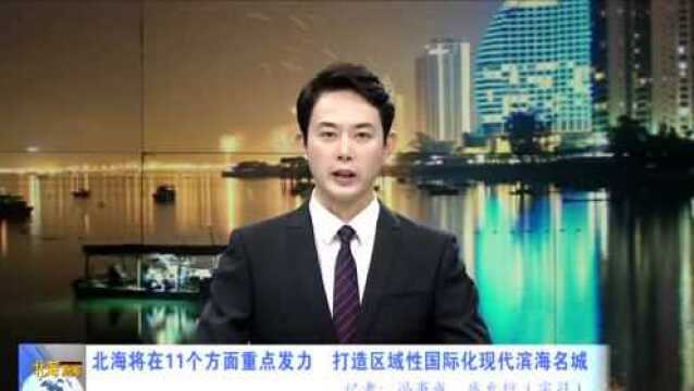 北海将在11个方面重点发力 打造区域性国际化现代滨海名城