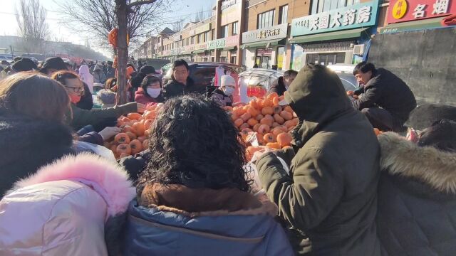 内蒙古包头农村大集,鸡蛋价格暴跌,看今天白菜、大葱多少钱?