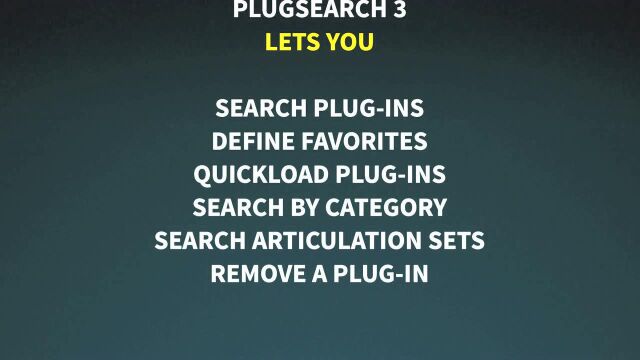 PlugSearch 3  Search PlugIns in Logic Pro