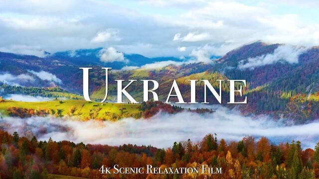 Ukraine 4K  Scenic Relaxation Film With Calming Music