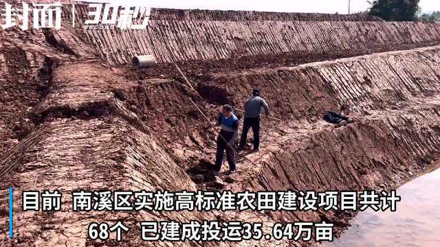 30秒|航拍四川南溪汪家镇高标准农田建设 助力农业机械化、规模化、标准化