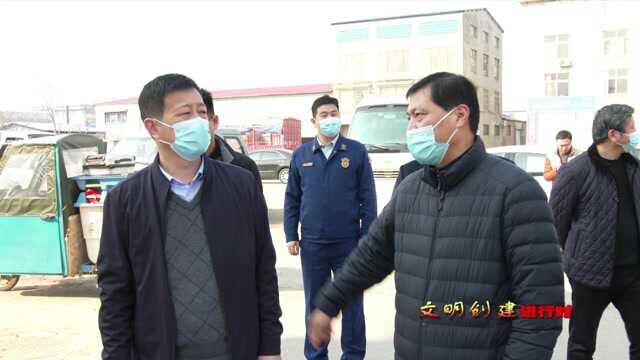 陈冲调研我县创建安徽省文明城市建设管理组工作