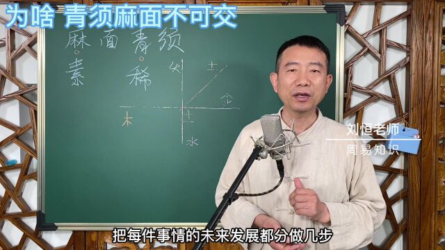 刘恒易经:为啥 青须麻面不可交